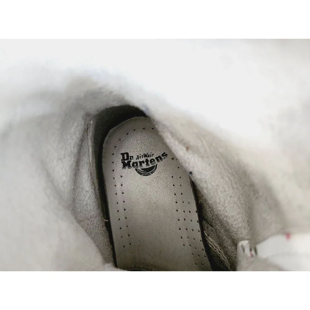 Dr Marten 1460 Portland Rose Combat Lace Up White RARE Limited Edition 8 - Picture 9 of 11